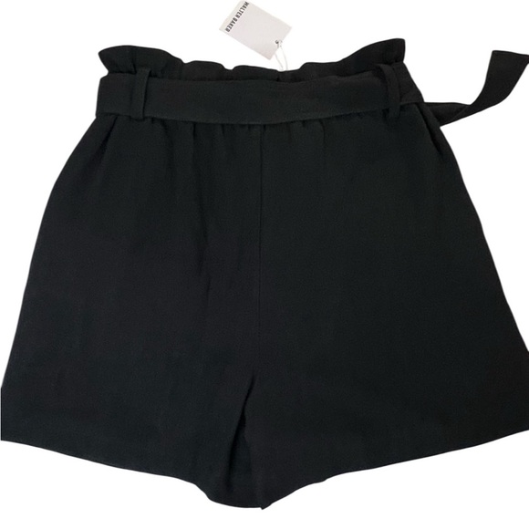 Walter Baker Ganni Heavy Crepe Paper Bag Short, High Waisted, Size Large… - Picture 3 of 7